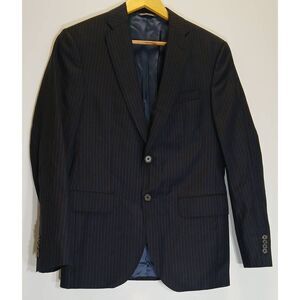 Ermenegildo zegna mens 36R blazer virgin wool saks fifth Avenue blue stripe
